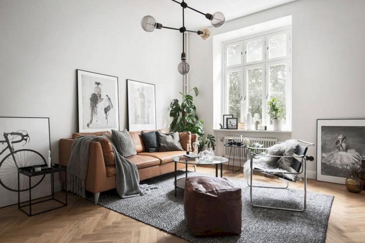 functional nordic style living room